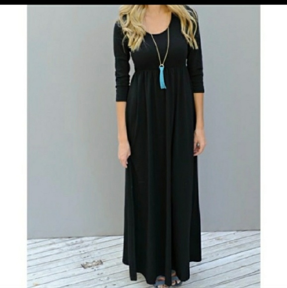Journeyfive Dresses & Skirts - Long black maxi dress